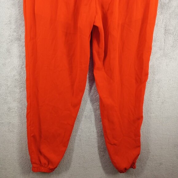 OOTD Jumpsuit SMALL(4-6) Pull on Off the Shoulder Red Elastic Neckline W/Pockets - Picture 11 of 11